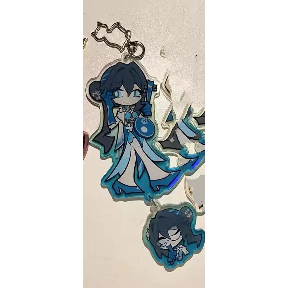 Mirror Anime Keychain Women Luocha Keychain For Men Mica Keyring Party Japan Cos Girl Honkai Móc Khóa In Theo Yêu Cầu, Chất Liệu Mica Trong Suốt In 2 Mặt , Dày 4mm 4 Mirror Anime Keychain Women Luocha Keychain For Men Mica Keyring Party Japan Cos Girl Honkai Móc Khóa In Theo Yêu Cầu, Chất Liệu Mica Trong Suốt In 2 Mặt , Dày 4mm - Ảnh 4