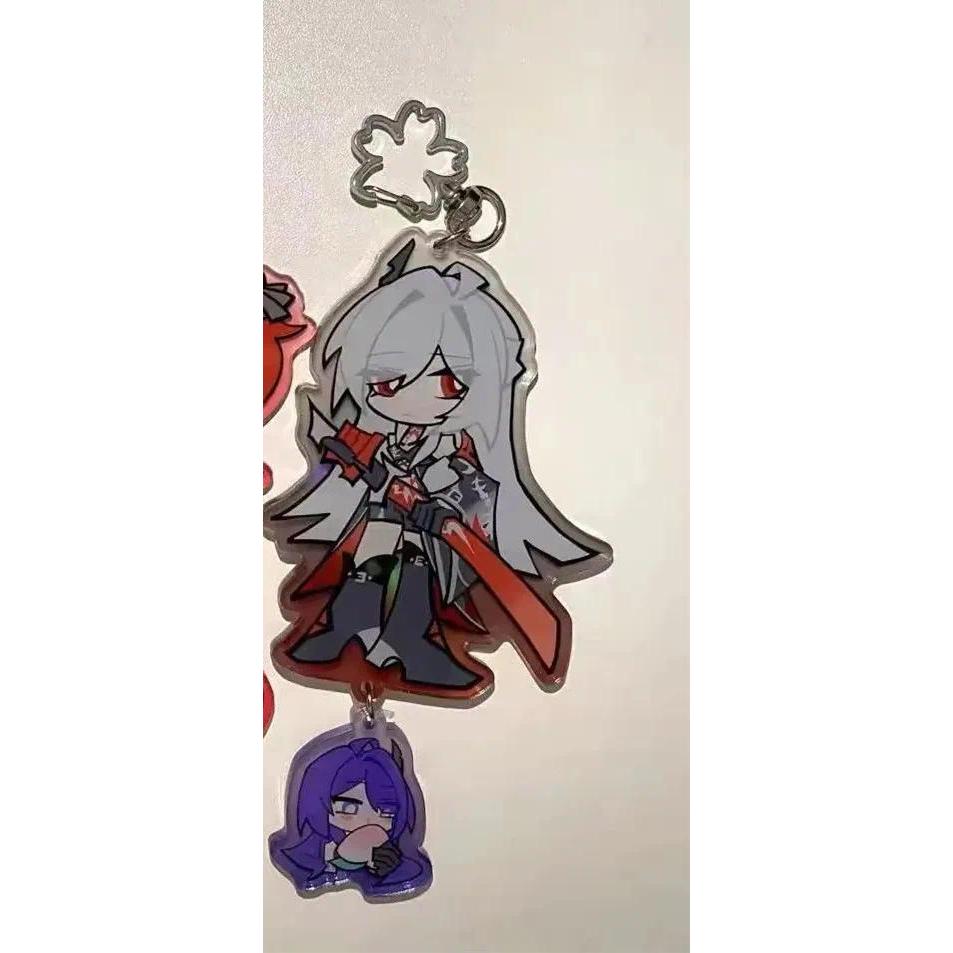 Mirror Anime Keychain Women Luocha Keychain For Men Mica Keyring Party Japan Cos Girl Honkai Móc Khóa In Theo Yêu Cầu, Chất Liệu Mica Trong Suốt In 2 Mặt , Dày 4mm 6 Mirror Anime Keychain Women Luocha Keychain For Men Mica Keyring Party Japan Cos Girl Honkai Móc Khóa In Theo Yêu Cầu, Chất Liệu Mica Trong Suốt In 2 Mặt , Dày 4mm - Ảnh 6
