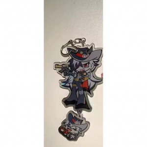 Mirror Anime Keychain Women Luocha Keychain For Men Mica Keyring Party Japan Cos Girl Honkai Móc Khóa In Theo Yêu Cầu, Chất Liệu Mica Trong Suốt In 2 Mặt , Dày 4mm