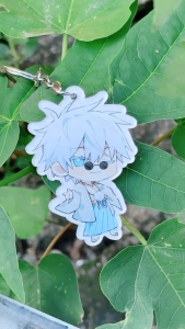 Móc Khóa Anime Jujutsu Kaisen Gojo Satoru Fushiguro Megumi Kawaii Móc Khóa In Theo Yêu Cầu, Chất Liệu Mica Trong Suốt In 2 Mặt , Dày 4mm, Free Ship 30 Cái, Miễn Phí Thiết Kế, Có Test Mẫu