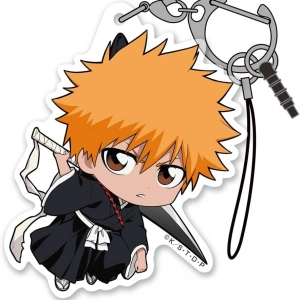 Móc Khóa Bleach Ichigo Kurosaki Acrylic Tsumame Acrylic Strap Móc Khóa In Theo Yêu Cầu, Chất Liệu Mica Trong Suốt In 2 Mặt , Dày 4mm, Free Ship 30 Cái, Miễn Phí Thiết Kế, Có Test Mẫu