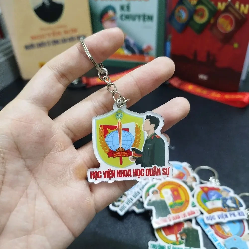 Móc Khóa Đại Học, Học Viện Quân Đội, Móc Khóa In Theo Yêu Cầu, Chất Liệu Mica Trong Suốt In 2 Mặt , Dày 4mm, Free Ship 30 Cái, Miễn Phí Thiết Kế, Có Test Mẫu 4 Móc Khóa Đại Học, Học Viện Quân Đội, Móc Khóa In Theo Yêu Cầu, Chất Liệu Mica Trong Suốt In 2 Mặt , Dày 4mm, Free Ship 30 Cái, Miễn Phí Thiết Kế, Có Test Mẫu - Ảnh 4