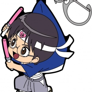 Móc Khóa Gintama Shimura Shinpachi Tsumamare Ver. Móc Khóa In Theo Yêu Cầu, Chất Liệu Mica Trong Suốt In 2 Mặt , Dày 4mm, Free Ship 30 Cái, Miễn Phí Thiết Kế, Có Test Mẫu