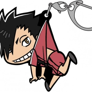 Móc Khóa Haikyuu!! Kuroo Tsuro Tsumame Jump Ver. Móc Khóa In Theo Yêu Cầu, Chất Liệu Mica Trong Suốt In 2 Mặt , Dày 4mm, Free Ship 30 Cái, Miễn Phí Thiết Kế, Có Test Mẫu