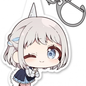 Móc Khóa  Idol Master Katsuragi Liliya Acrylic Tsumamare Móc Khóa In Theo Yêu Cầu, Chất Liệu Mica Trong Suốt In 2 Mặt , Dày 4mm, Free Ship 30 Cái, Miễn Phí Thiết Kế, Có Test Mẫu