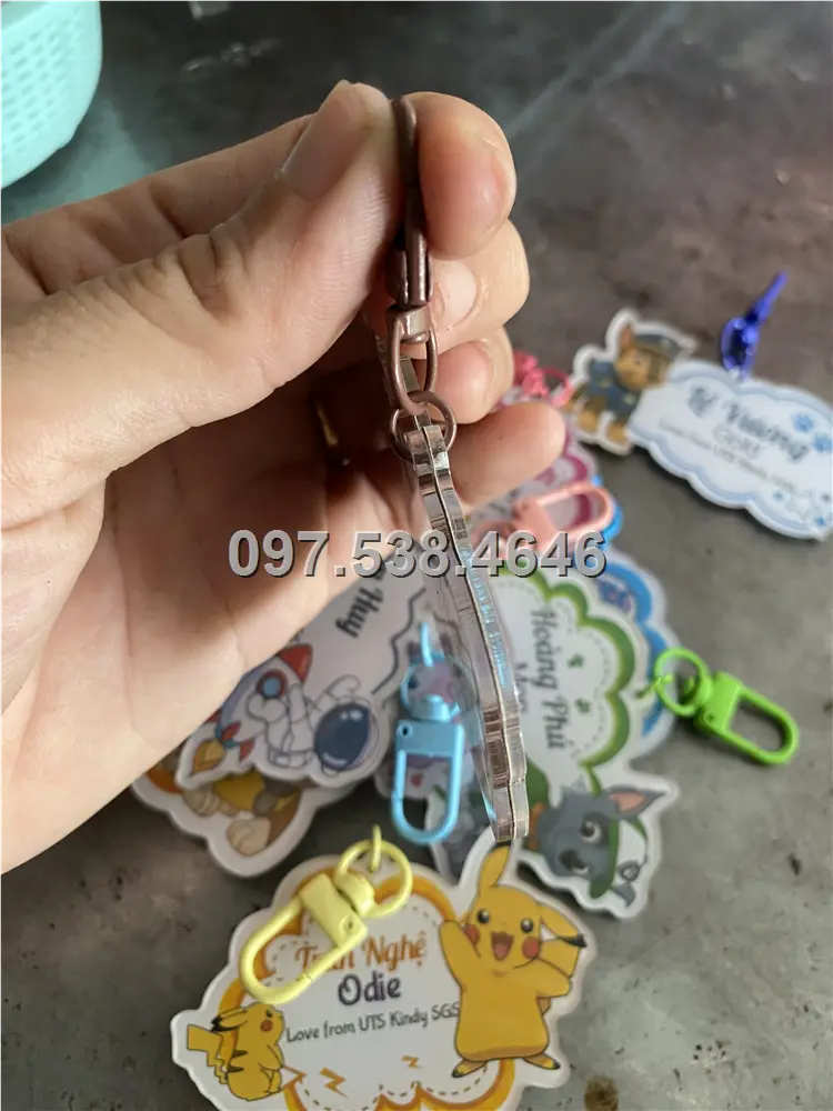 Móc Khóa Logo Treo Theo Yêu Cầu tại Rạch Giá ,Kiên Giang , Giá Xưởng, Cắt Laser, Mica Trong Suốt Dày 4mm , kích thước 4.5x5.5 cm , Giá Tận Gốc, Free Ship Từ 30 Cái 2 Móc Khóa Logo Treo Theo Yêu Cầu tại Rạch Giá ,Kiên Giang , Giá Xưởng, Cắt Laser, Mica Trong Suốt Dày 4mm , kích thước 4.5x5.5 cm , Giá Tận Gốc, Free Ship Từ 30 Cái - Ảnh 2