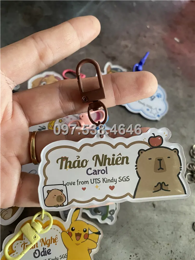 Móc Khóa Logo Treo Theo Yêu Cầu tại Rạch Giá ,Kiên Giang , Giá Xưởng, Cắt Laser, Mica Trong Suốt Dày 4mm , kích thước 4.5x5.5 cm , Giá Tận Gốc, Free Ship Từ 30 Cái 3 Móc Khóa Logo Treo Theo Yêu Cầu tại Rạch Giá ,Kiên Giang , Giá Xưởng, Cắt Laser, Mica Trong Suốt Dày 4mm , kích thước 4.5x5.5 cm , Giá Tận Gốc, Free Ship Từ 30 Cái - Ảnh 3