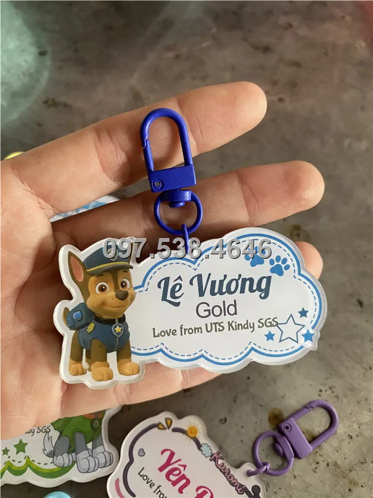 Móc Khóa Logo Treo Theo Yêu Cầu tại Sông Công ,Thái Nguyên , Giá Xưởng, Cắt Laser, Mica Trong Suốt Dày 4mm , kích thước 4.5x5.5 cm , Giá Tận Gốc, Free Ship Từ 30 Cái 6 Móc Khóa Logo Treo Theo Yêu Cầu tại Sông Công ,Thái Nguyên , Giá Xưởng, Cắt Laser, Mica Trong Suốt Dày 4mm , kích thước 4.5x5.5 cm , Giá Tận Gốc, Free Ship Từ 30 Cái - Ảnh 6