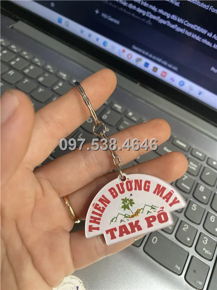 Móc Khóa Logo Treo Theo Yêu Cầu tại Quy Nhơn ,Bình Định , Giá Xưởng, Cắt Laser, Mica Trong Suốt Dày 4mm , kích thước 4.5x5.5 cm , Giá Tận Gốc, Free Ship Từ 30 Cái 5 Móc Khóa Logo Treo Theo Yêu Cầu tại Quy Nhơn ,Bình Định , Giá Xưởng, Cắt Laser, Mica Trong Suốt Dày 4mm , kích thước 4.5x5.5 cm , Giá Tận Gốc, Free Ship Từ 30 Cái - Ảnh 5