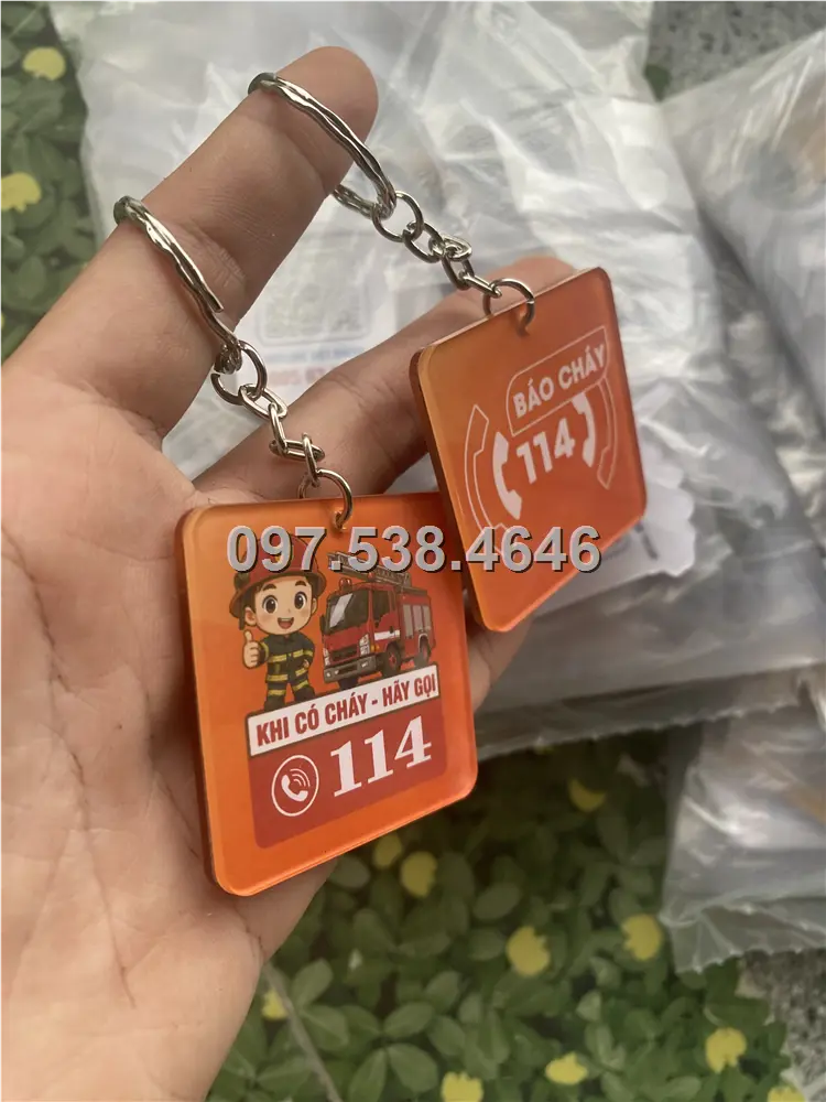 Móc Khóa Logo Treo Theo Yêu Cầu tại Thuận An ,Bình Dương , Giá Xưởng, Cắt Laser, Mica Trong Suốt Dày 4mm , kích thước 4.5x5.5 cm , Giá Tận Gốc, Free Ship Từ 30 Cái 2 Móc Khóa Logo Treo Theo Yêu Cầu tại Thuận An ,Bình Dương , Giá Xưởng, Cắt Laser, Mica Trong Suốt Dày 4mm , kích thước 4.5x5.5 cm , Giá Tận Gốc, Free Ship Từ 30 Cái - Ảnh 2