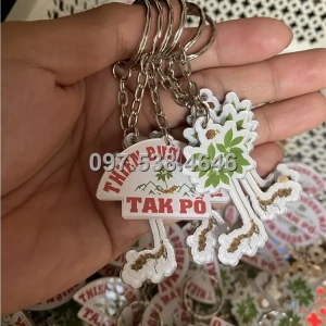 Móc Khóa Logo Treo Theo Yêu Cầu tại Uông Bí, Quảng Ninh, Giá Xưởng, Cắt Laser, Mica Trong Suốt Dày 4mm , kích thước 4.5x5.5 cm , Giá Tận Gốc, Free Ship Từ 30 Cái