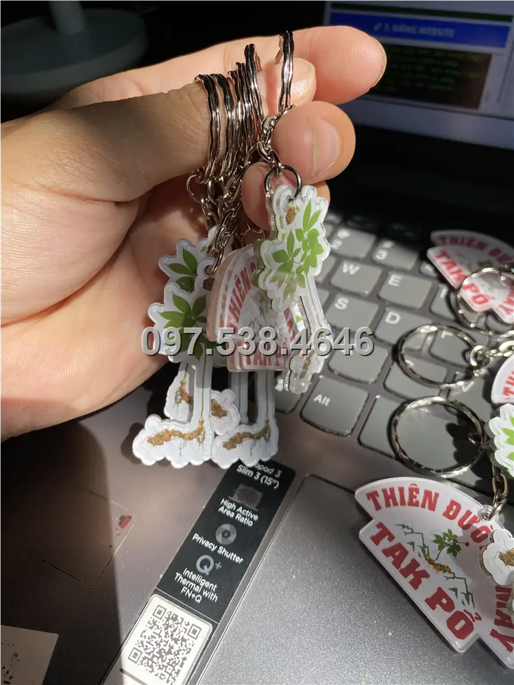 Móc Khóa Logo Treo Theo Yêu Cầu tại Vị Thanh, Hậu Giang, Giá Xưởng, Cắt Laser, Mica Trong Suốt Dày 4mm , kích thước 4.5x5.5 cm , Giá Tận Gốc, Free Ship Từ 30 Cái 2 Móc Khóa Logo Treo Theo Yêu Cầu tại Vị Thanh, Hậu Giang, Giá Xưởng, Cắt Laser, Mica Trong Suốt Dày 4mm , kích thước 4.5x5.5 cm , Giá Tận Gốc, Free Ship Từ 30 Cái - Ảnh 2