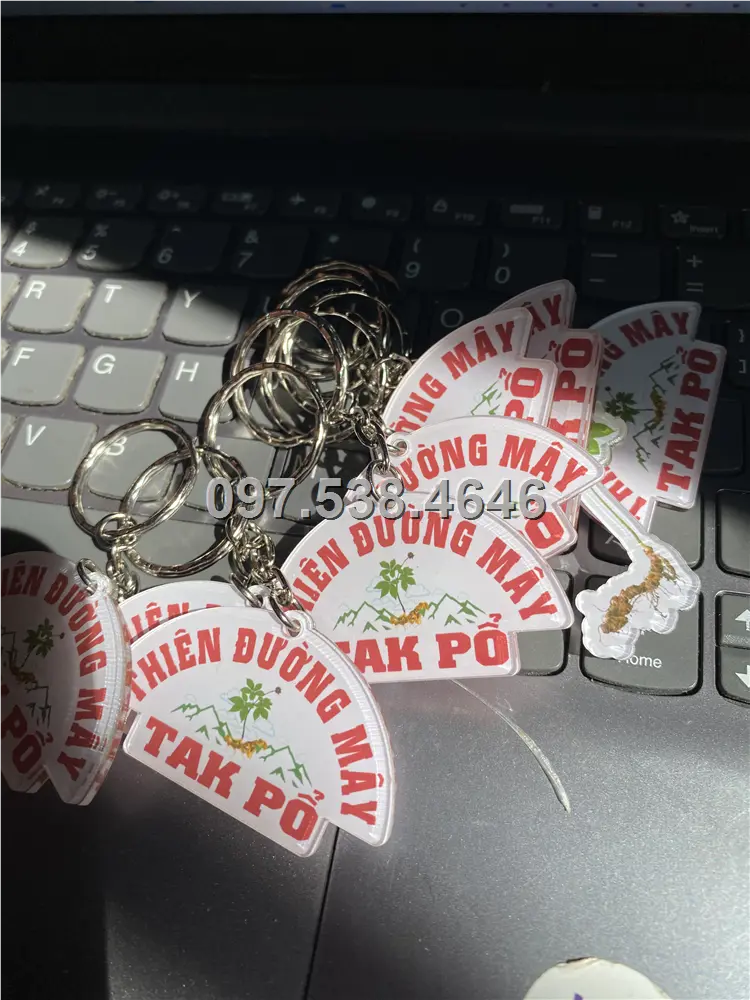 Móc Khóa Logo Treo Theo Yêu Cầu tại Uông Bí, Quảng Ninh, Giá Xưởng, Cắt Laser, Mica Trong Suốt Dày 4mm , kích thước 4.5x5.5 cm , Giá Tận Gốc, Free Ship Từ 30 Cái 7 Móc Khóa Logo Treo Theo Yêu Cầu tại Uông Bí, Quảng Ninh, Giá Xưởng, Cắt Laser, Mica Trong Suốt Dày 4mm , kích thước 4.5x5.5 cm , Giá Tận Gốc, Free Ship Từ 30 Cái - Ảnh 7