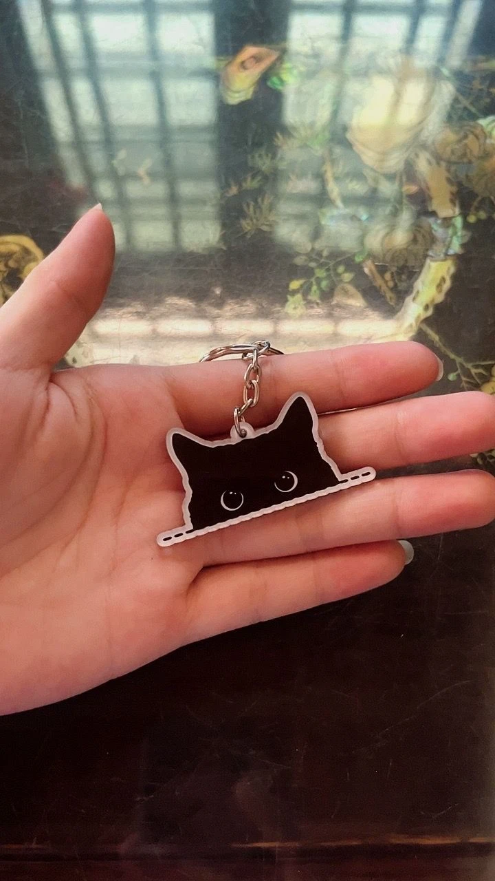 Móc Khóa Mèo Đen Dễ Thương Acrylic Not Talk To Me I Am Angry Móc Khóa In Theo Yêu Cầu, Chất Liệu Mica Trong Suốt In 2 Mặt , Dày 4mm, Free Ship 30 Cái, Miễn Phí Thiết Kế, Có Test Mẫu 3 Móc Khóa Mèo Đen Dễ Thương Acrylic Not Talk To Me I Am Angry Móc Khóa In Theo Yêu Cầu, Chất Liệu Mica Trong Suốt In 2 Mặt , Dày 4mm, Free Ship 30 Cái, Miễn Phí Thiết Kế, Có Test Mẫu - Ảnh 3