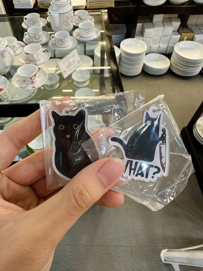 Móc Khóa Mèo Đen Dễ Thương Acrylic Not Talk To Me I Am Angry Móc Khóa In Theo Yêu Cầu, Chất Liệu Mica Trong Suốt In 2 Mặt , Dày 4mm, Free Ship 30 Cái, Miễn Phí Thiết Kế, Có Test Mẫu 9 Móc Khóa Mèo Đen Dễ Thương Acrylic Not Talk To Me I Am Angry Móc Khóa In Theo Yêu Cầu, Chất Liệu Mica Trong Suốt In 2 Mặt , Dày 4mm, Free Ship 30 Cái, Miễn Phí Thiết Kế, Có Test Mẫu - Ảnh 9