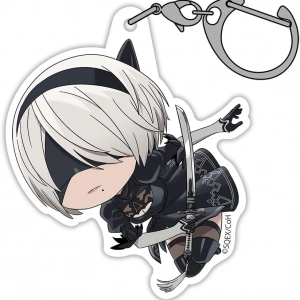 Móc Khóa Nier: Automata Ver1.1a 2b Acrylic Tsumamare Móc Khóa In Theo Yêu Cầu, Chất Liệu Mica Trong Suốt In 2 Mặt , Dày 4mm, Free Ship 30 Cái, Miễn Phí Thiết Kế, Có Test Mẫu