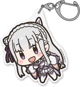 Móc Khóa Re:zero – Starting Life In Another World Emilia Acrylic Tsumamare Móc Khóa In Theo Yêu Cầu, Chất Liệu Mica Trong Suốt In 2 Mặt , Dày 4mm, Free Ship 30 Cái, Miễn Phí Thiết Kế, Có Test Mẫu
