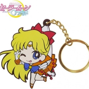 Móc Khóa Sailor Moon Crystal Sailor Venus Tumbled Key Chain Móc Khóa In Theo Yêu Cầu, Chất Liệu Mica Trong Suốt In 2 Mặt , Dày 4mm, Free Ship 30 Cái, Miễn Phí Thiết Kế, Có Test Mẫu
