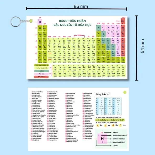 Móc Khoá/ Thẻ Hoá Học- Bảng Tuần Hoàn Các Nguyên Tố Hoá Học/ Móc Khoá Toán Học (dạng Thẻ, Móc Khoá) Nhỏ Gọn, Theo Chương Trình Mới Nhất Móc Khóa In Theo Yêu Cầu, Chất Liệu Mica Trong Suốt In 2 Mặt , Dày 4mm, Free Ship 30 Cái, Miễn Phí Thiết Kế, Có Test Mẫu 7 Móc Khoá/ Thẻ Hoá Học- Bảng Tuần Hoàn Các Nguyên Tố Hoá Học/ Móc Khoá Toán Học (dạng Thẻ, Móc Khoá) Nhỏ Gọn, Theo Chương Trình Mới Nhất Móc Khóa In Theo Yêu Cầu, Chất Liệu Mica Trong Suốt In 2 Mặt , Dày 4mm, Free Ship 30 Cái, Miễn Phí Thiết Kế, Có Test Mẫu - Ảnh 7