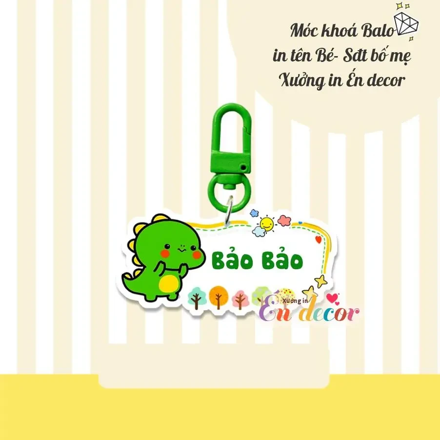 Móc Khóa Treo Balo In Tên Bé Và Số Bố Mẹ Theo Yêu Cầu Cực Dễ Thương Cho Bé Móc Khóa In Theo Yêu Cầu, Chất Liệu Mica Trong Suốt In 2 Mặt , Dày 4mm, Free Ship 30 Cái, Miễn Phí Thiết Kế, Có Test Mẫu 9 Móc Khóa Treo Balo In Tên Bé Và Số Bố Mẹ Theo Yêu Cầu Cực Dễ Thương Cho Bé Móc Khóa In Theo Yêu Cầu, Chất Liệu Mica Trong Suốt In 2 Mặt , Dày 4mm, Free Ship 30 Cái, Miễn Phí Thiết Kế, Có Test Mẫu - Ảnh 9