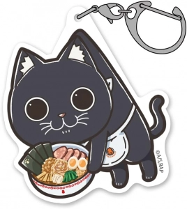 Móc Khóa Tv Anime “ramen Red Cat” Sub Acrylic Tsumamare Móc Khóa In Theo Yêu Cầu, Chất Liệu Mica Trong Suốt In 2 Mặt , Dày 4mm, Free Ship 30 Cái, Miễn Phí Thiết Kế, Có Test Mẫu