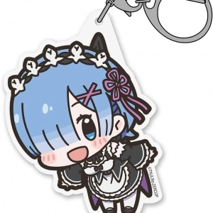 Móc Khóa Two-dimensional Cospa Re:zero - Starting Life In Another World Rem Acrylic Tsumamare Móc Khóa In Theo Yêu Cầu, Chất Liệu Mica Trong Suốt In 2 Mặt , Dày 4mm, Free Ship 30 Cái, Miễn Phí Thiết Kế, Có Test Mẫu