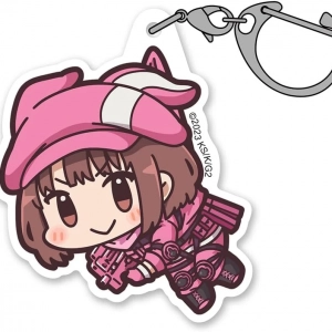 Móc Khóa Word Art Online Alternative Gun Gale Online Ii Ggoii Len Acrylic Tsumamare Móc Khóa In Theo Yêu Cầu, Chất Liệu Mica Trong Suốt In 2 Mặt , Dày 4mm, Free Ship 30 Cái, Miễn Phí Thiết Kế, Có Test Mẫu