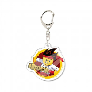 Monkey Kid Keychain Piece Creative Gift Monkie Kid Trend Pendant 2 Sides Acrylic Acrylic Móc Khóa In Theo Yêu Cầu, Chất Liệu Mica Trong Suốt In 2 Mặt , Dày 4mm