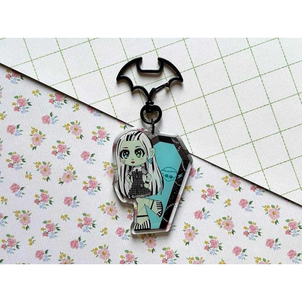 Monster Ghoul Highschool Coffin Keychain Anime Goth Style School Bag Accessory For Teens Móc Khóa In Theo Yêu Cầu, Chất Liệu Mica Trong Suốt In 2 Mặt , Dày 4mm 5 Monster Ghoul Highschool Coffin Keychain Anime Goth Style School Bag Accessory For Teens Móc Khóa In Theo Yêu Cầu, Chất Liệu Mica Trong Suốt In 2 Mặt , Dày 4mm - Ảnh 5