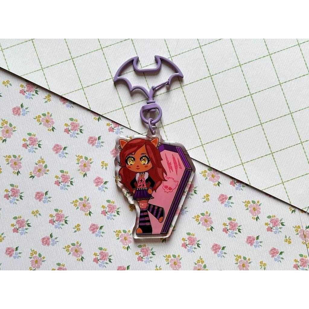 Monster Ghoul Highschool Coffin Keychain Anime Goth Style School Bag Accessory For Teens Móc Khóa In Theo Yêu Cầu, Chất Liệu Mica Trong Suốt In 2 Mặt , Dày 4mm 7 Monster Ghoul Highschool Coffin Keychain Anime Goth Style School Bag Accessory For Teens Móc Khóa In Theo Yêu Cầu, Chất Liệu Mica Trong Suốt In 2 Mặt , Dày 4mm - Ảnh 7