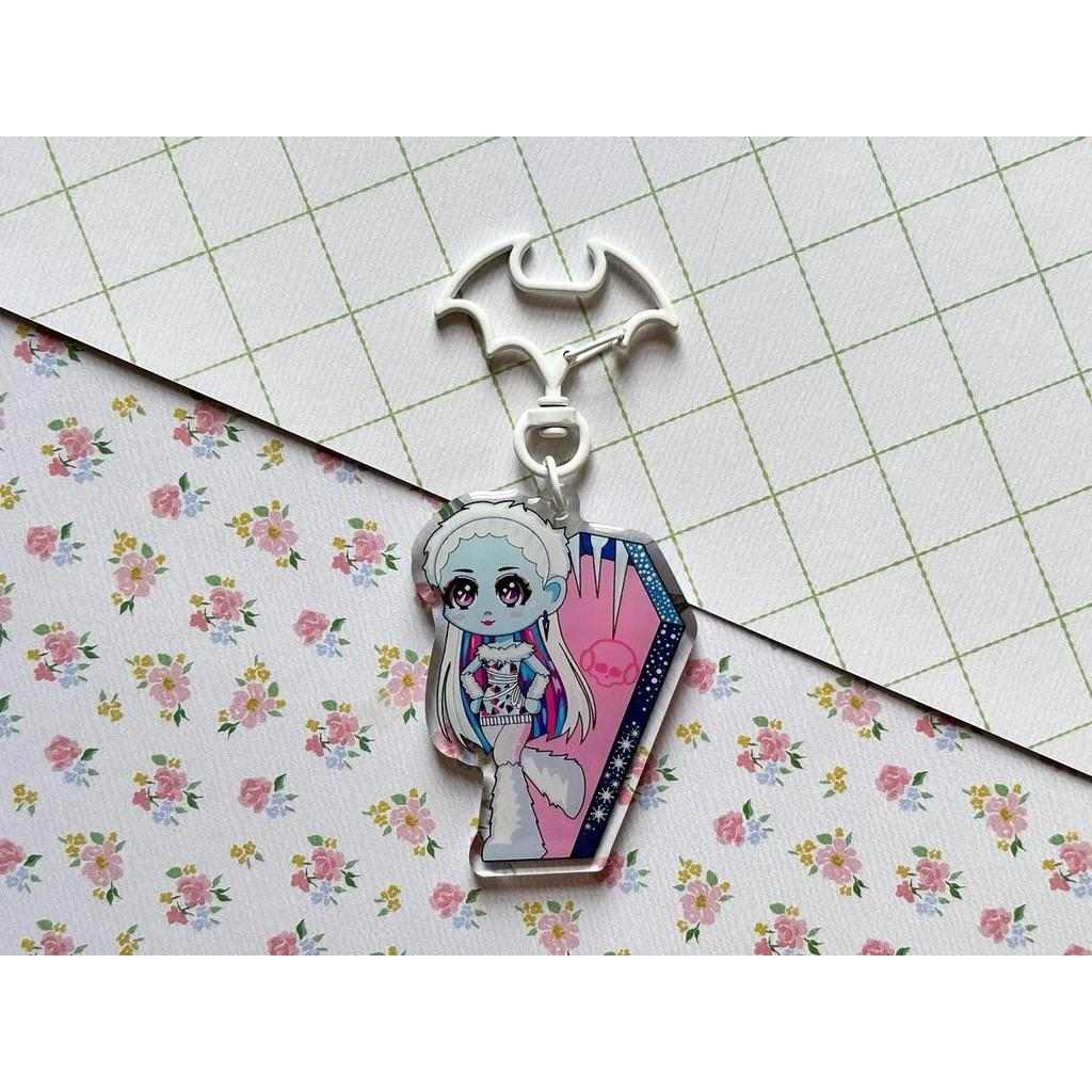 Monster Ghoul Highschool Coffin Keychain Anime Goth Style School Bag Accessory For Teens Móc Khóa In Theo Yêu Cầu, Chất Liệu Mica Trong Suốt In 2 Mặt , Dày 4mm 8 Monster Ghoul Highschool Coffin Keychain Anime Goth Style School Bag Accessory For Teens Móc Khóa In Theo Yêu Cầu, Chất Liệu Mica Trong Suốt In 2 Mặt , Dày 4mm - Ảnh 8