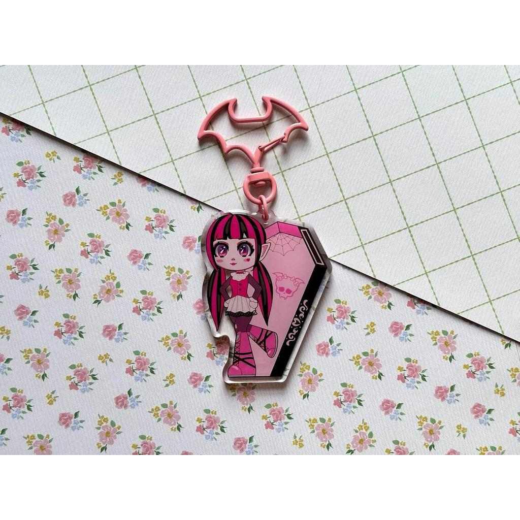 Monster Ghoul Highschool Coffin Keychain Anime Goth Style School Bag Accessory For Teens Móc Khóa In Theo Yêu Cầu, Chất Liệu Mica Trong Suốt In 2 Mặt , Dày 4mm 1 Monster Ghoul Highschool Coffin Keychain Anime Goth Style School Bag Accessory For Teens Móc Khóa In Theo Yêu Cầu, Chất Liệu Mica Trong Suốt In 2 Mặt , Dày 4mm