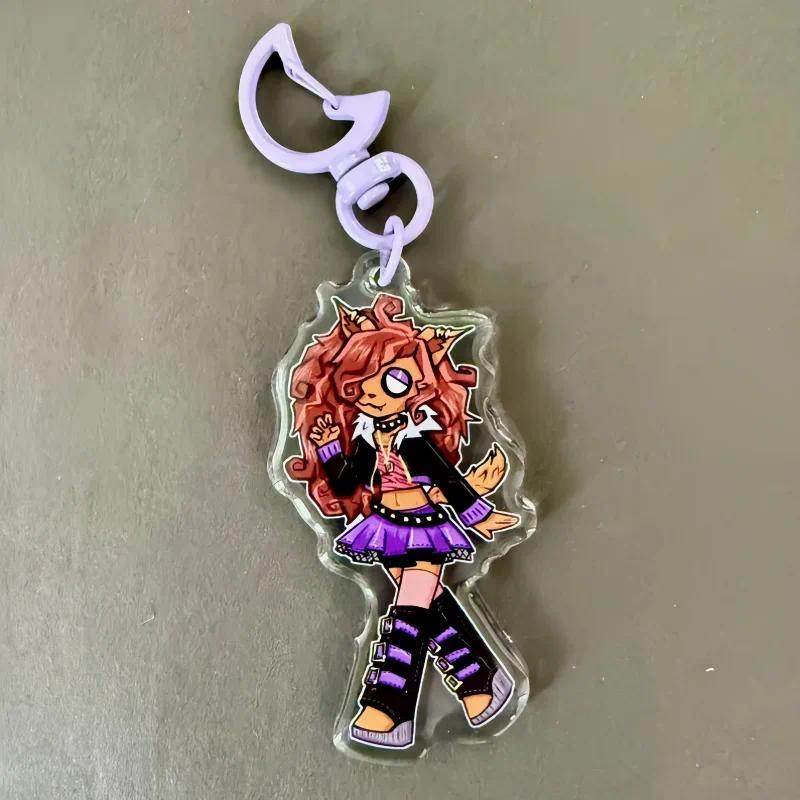 Monster Woman School Emo Scene Acrylic Keychains Y2k Alternative 2000s Charm Bag Clip For Móc Khóa In Theo Yêu Cầu, Chất Liệu Mica Trong Suốt In 2 Mặt , Dày 4mm 2 Monster Woman School Emo Scene Acrylic Keychains Y2k Alternative 2000s Charm Bag Clip For Móc Khóa In Theo Yêu Cầu, Chất Liệu Mica Trong Suốt In 2 Mặt , Dày 4mm - Ảnh 2