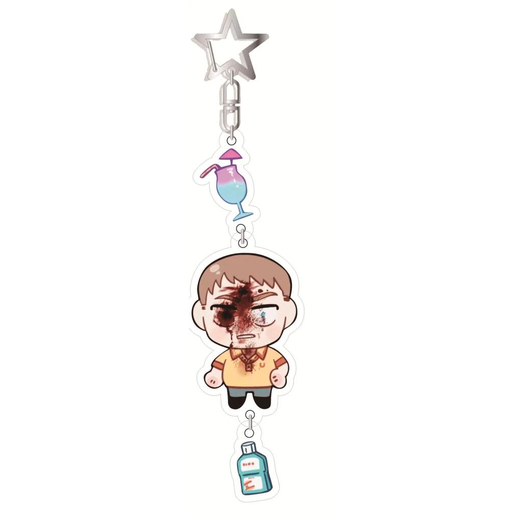 Mouthwashing Anime Keychain Women Cartoon Mica Man Keychain Funny Ornament Accessories Friend Móc Khóa In Theo Yêu Cầu, Chất Liệu Mica Trong Suốt In 2 Mặt , Dày 4mm 4 Mouthwashing Anime Keychain Women Cartoon Mica Man Keychain Funny Ornament Accessories Friend Móc Khóa In Theo Yêu Cầu, Chất Liệu Mica Trong Suốt In 2 Mặt , Dày 4mm - Ảnh 4
