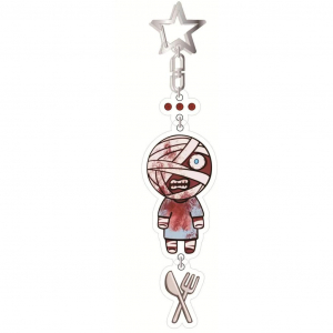Mouthwashing Anime Keychain Women Cartoon Mica Man Keychain Funny Ornament Accessories Friend Móc Khóa In Theo Yêu Cầu, Chất Liệu Mica Trong Suốt In 2 Mặt , Dày 4mm
