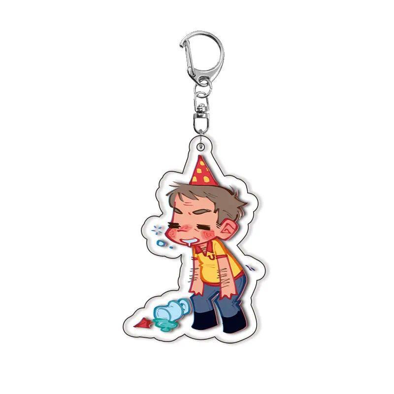 Mouthwashing Hot Horror Game Laminated Micas Keychain For Jimmy Curly Anya Sallyface Q Móc Khóa In Theo Yêu Cầu, Chất Liệu Mica Trong Suốt In 2 Mặt , Dày 4mm 5 Mouthwashing Hot Horror Game Laminated Micas Keychain For Jimmy Curly Anya Sallyface Q Móc Khóa In Theo Yêu Cầu, Chất Liệu Mica Trong Suốt In 2 Mặt , Dày 4mm - Ảnh 5
