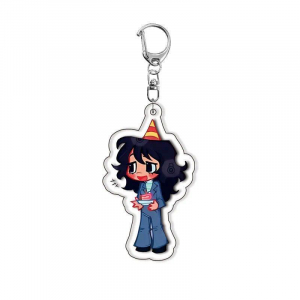 Mouthwashing Hot Horror Game Laminated Micas Keychain For Jimmy Curly Anya Sallyface Q Móc Khóa In Theo Yêu Cầu, Chất Liệu Mica Trong Suốt In 2 Mặt , Dày 4mm
