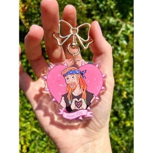 Mtl Valentines Acrylic Epoxy Keychain Collectible Nathan Explosion Pickles The Drummer Toki Móc Khóa In Theo Yêu Cầu, Chất Liệu Mica Trong Suốt In 2 Mặt , Dày 4mm