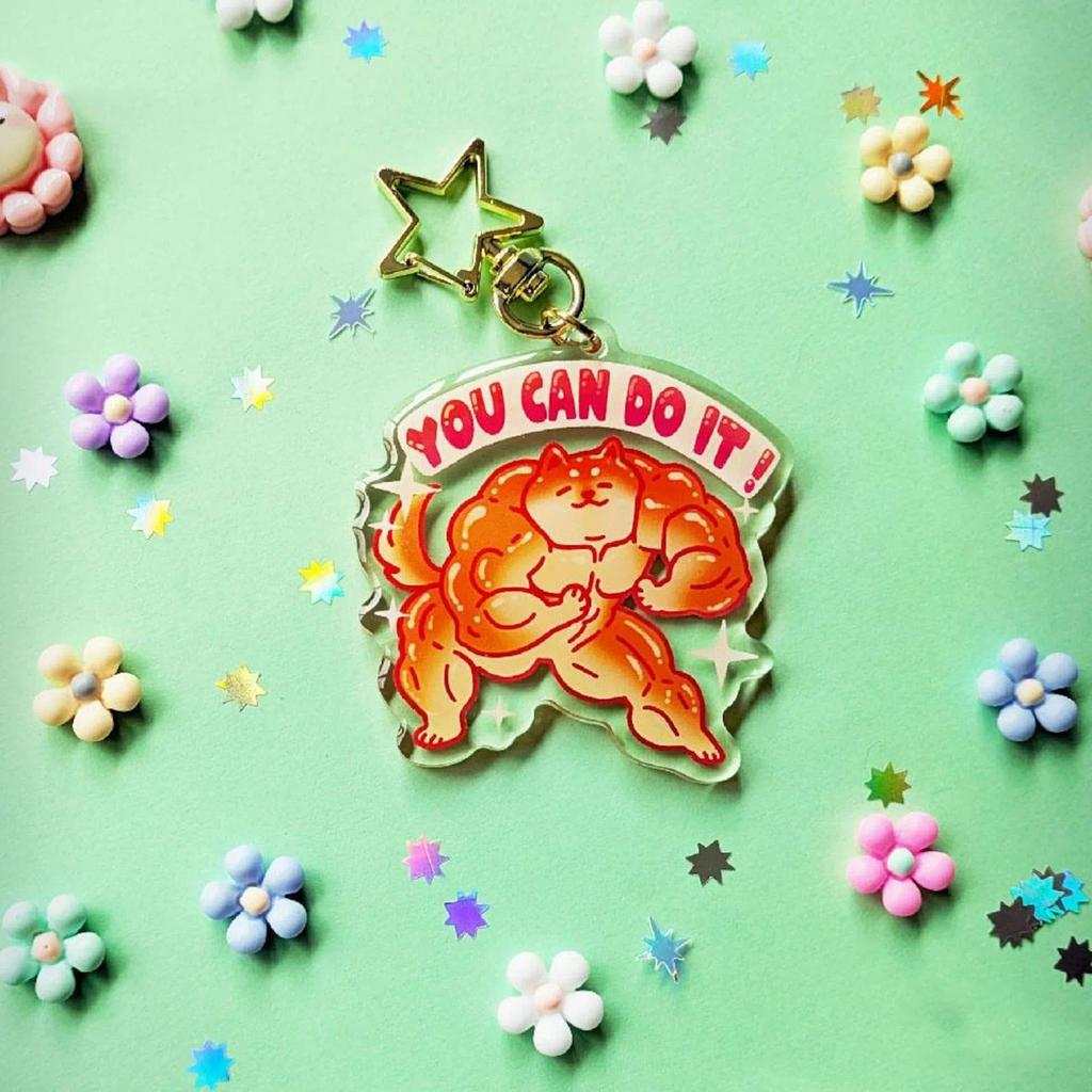 Muscular Dog And Cat Support Cute Animal Clear Acrylic Keychain Móc Khóa In Theo Yêu Cầu, Chất Liệu Mica Trong Suốt In 2 Mặt , Dày 4mm 1 Muscular Dog And Cat Support Cute Animal Clear Acrylic Keychain Móc Khóa In Theo Yêu Cầu, Chất Liệu Mica Trong Suốt In 2 Mặt , Dày 4mm