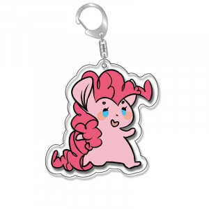 My Little Pony Anime Acrylic Cute Cartoon Keychain Friends Girl Model Jewelry Pendant Móc Khóa In Theo Yêu Cầu, Chất Liệu Mica Trong Suốt In 2 Mặt , Dày 4mm