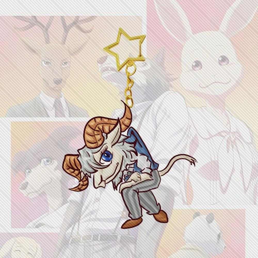 New Anime Beastars Acrylic Keychain Decorative Hook Characters Ornament Accessories Good Micas Móc Khóa In Theo Yêu Cầu, Chất Liệu Mica Trong Suốt In 2 Mặt , Dày 4mm 3 New Anime Beastars Acrylic Keychain Decorative Hook Characters Ornament Accessories Good Micas Móc Khóa In Theo Yêu Cầu, Chất Liệu Mica Trong Suốt In 2 Mặt , Dày 4mm - Ảnh 3