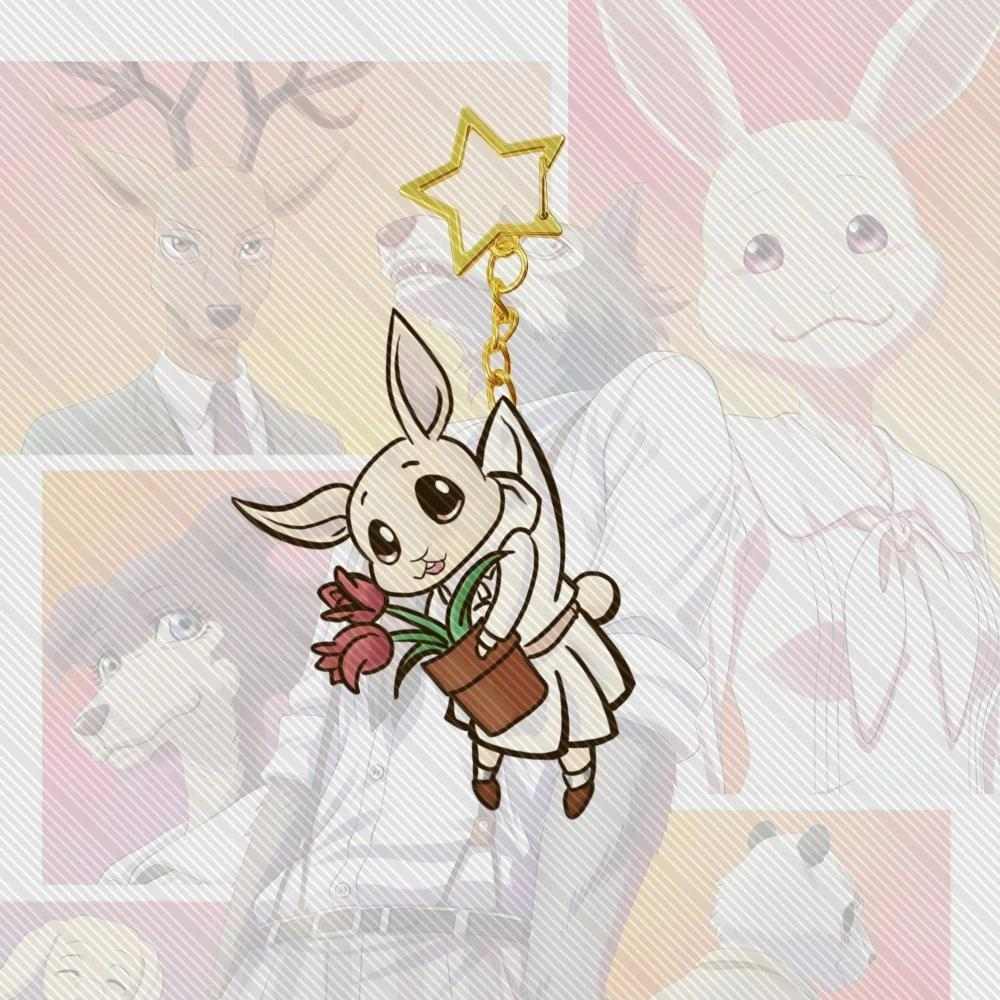 New Anime Beastars Acrylic Keychain Decorative Hook Characters Ornament Accessories Good Micas Móc Khóa In Theo Yêu Cầu, Chất Liệu Mica Trong Suốt In 2 Mặt , Dày 4mm 6 New Anime Beastars Acrylic Keychain Decorative Hook Characters Ornament Accessories Good Micas Móc Khóa In Theo Yêu Cầu, Chất Liệu Mica Trong Suốt In 2 Mặt , Dày 4mm - Ảnh 6