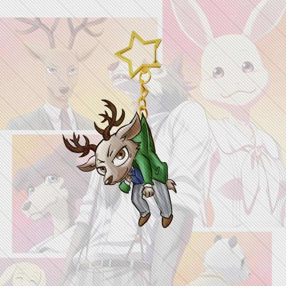 New Anime Beastars Acrylic Keychain Decorative Hook Characters Ornament Accessories Good Micas Móc Khóa In Theo Yêu Cầu, Chất Liệu Mica Trong Suốt In 2 Mặt , Dày 4mm 7 New Anime Beastars Acrylic Keychain Decorative Hook Characters Ornament Accessories Good Micas Móc Khóa In Theo Yêu Cầu, Chất Liệu Mica Trong Suốt In 2 Mặt , Dày 4mm - Ảnh 7
