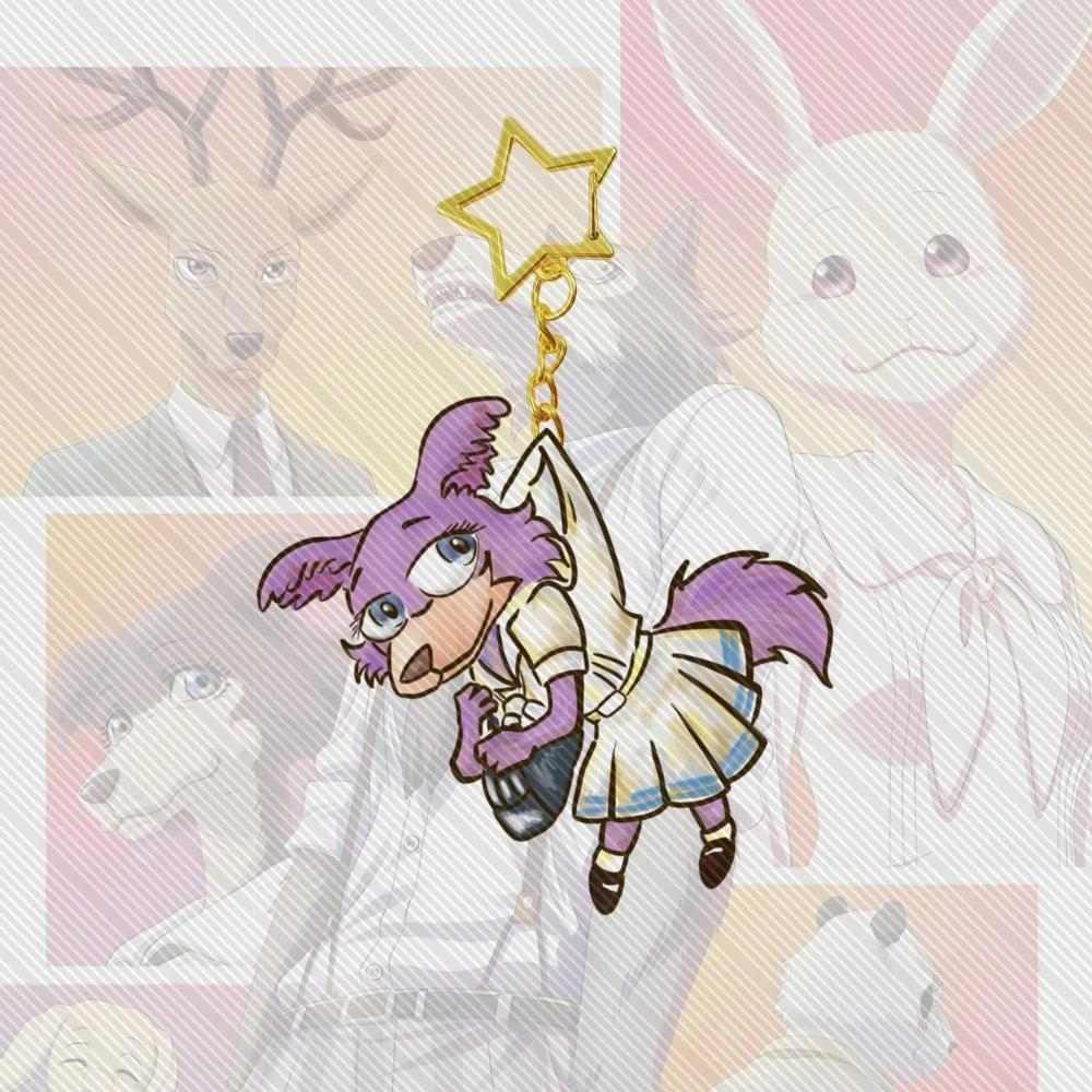New Anime Beastars Acrylic Keychain Decorative Hook Characters Ornament Accessories Good Micas Móc Khóa In Theo Yêu Cầu, Chất Liệu Mica Trong Suốt In 2 Mặt , Dày 4mm 9 New Anime Beastars Acrylic Keychain Decorative Hook Characters Ornament Accessories Good Micas Móc Khóa In Theo Yêu Cầu, Chất Liệu Mica Trong Suốt In 2 Mặt , Dày 4mm - Ảnh 9