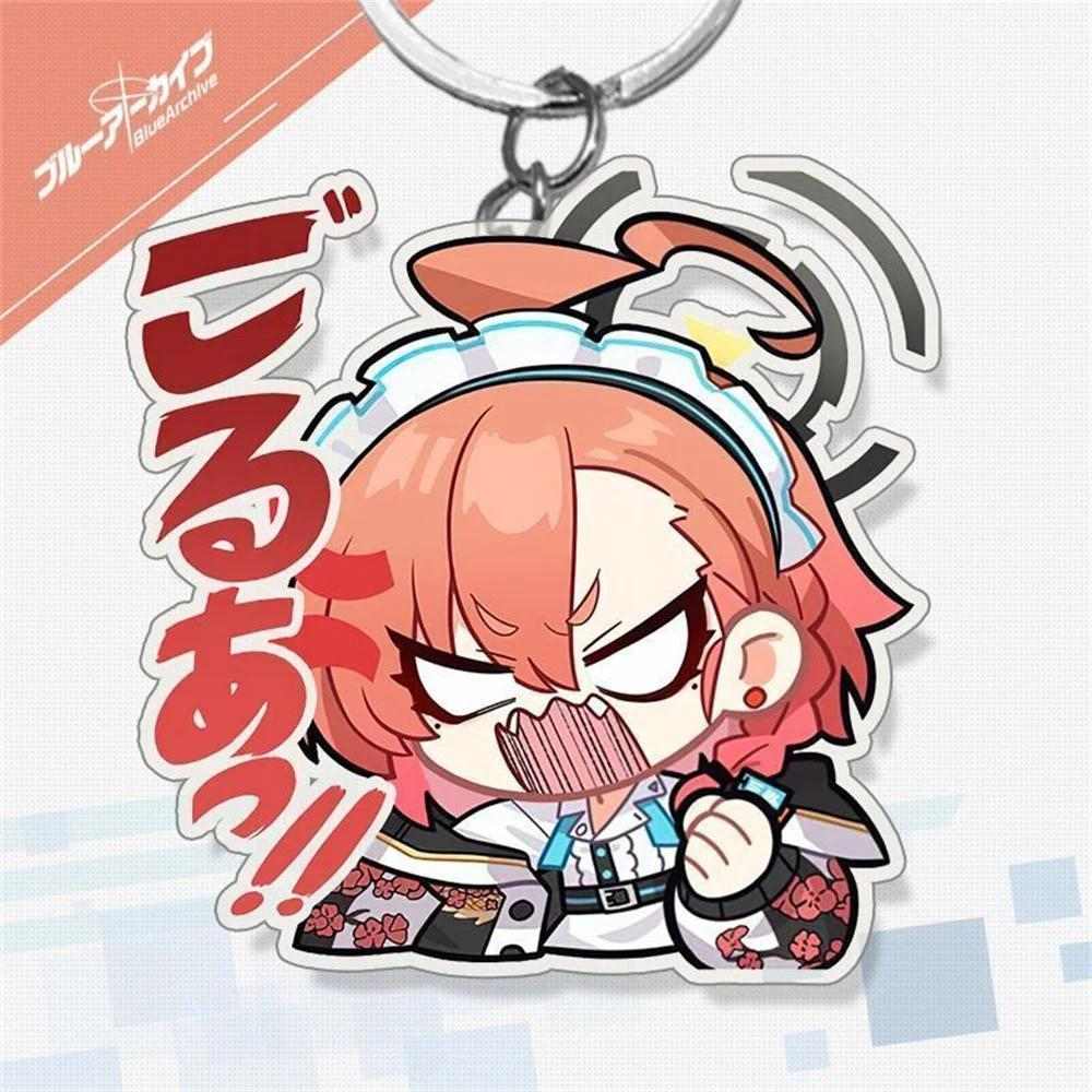 New Decorative Hook Anime Blue Archive Acrylic Keychain Characters Ornament Accessories Goods Móc Khóa In Theo Yêu Cầu, Chất Liệu Mica Trong Suốt In 2 Mặt , Dày 4mm 2 New Decorative Hook Anime Blue Archive Acrylic Keychain Characters Ornament Accessories Goods Móc Khóa In Theo Yêu Cầu, Chất Liệu Mica Trong Suốt In 2 Mặt , Dày 4mm - Ảnh 2