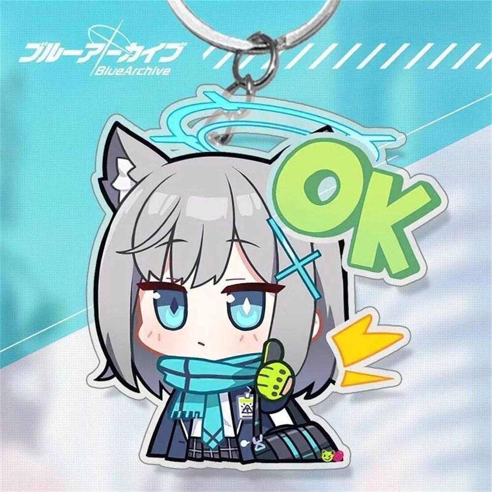 New Decorative Hook Anime Blue Archive Acrylic Keychain Characters Ornament Accessories Goods Móc Khóa In Theo Yêu Cầu, Chất Liệu Mica Trong Suốt In 2 Mặt , Dày 4mm 13 New Decorative Hook Anime Blue Archive Acrylic Keychain Characters Ornament Accessories Goods Móc Khóa In Theo Yêu Cầu, Chất Liệu Mica Trong Suốt In 2 Mặt , Dày 4mm - Ảnh 13