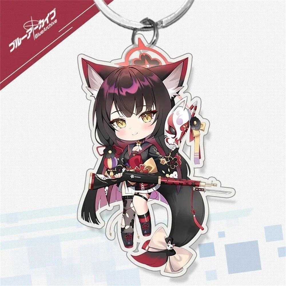 New Decorative Hook Anime Blue Archive Acrylic Keychain Characters Ornament Accessories Goods Móc Khóa In Theo Yêu Cầu, Chất Liệu Mica Trong Suốt In 2 Mặt , Dày 4mm 6 New Decorative Hook Anime Blue Archive Acrylic Keychain Characters Ornament Accessories Goods Móc Khóa In Theo Yêu Cầu, Chất Liệu Mica Trong Suốt In 2 Mặt , Dày 4mm - Ảnh 6