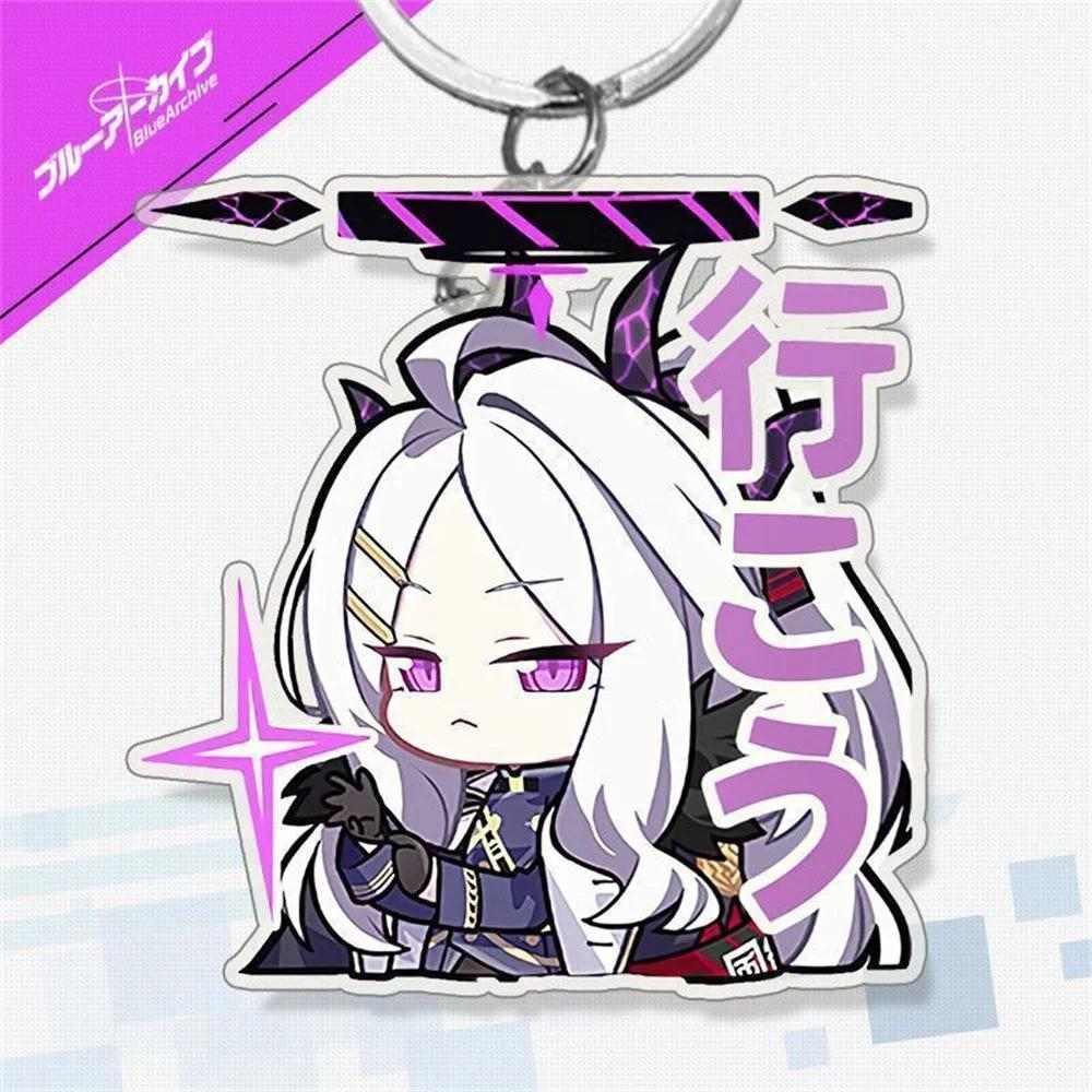 New Decorative Hook Anime Blue Archive Acrylic Keychain Characters Ornament Accessories Goods Móc Khóa In Theo Yêu Cầu, Chất Liệu Mica Trong Suốt In 2 Mặt , Dày 4mm 7 New Decorative Hook Anime Blue Archive Acrylic Keychain Characters Ornament Accessories Goods Móc Khóa In Theo Yêu Cầu, Chất Liệu Mica Trong Suốt In 2 Mặt , Dày 4mm - Ảnh 7
