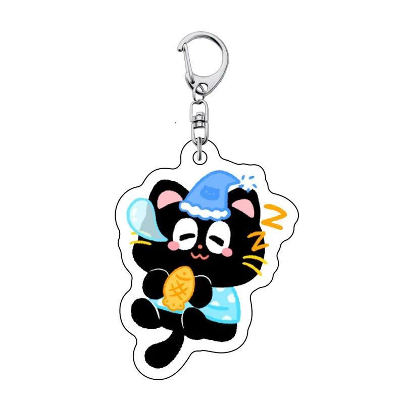 New Fashion Anime Character Cute Cartoon Black Cat Animal Keychain For Women And Men Pendant Móc Khóa In Theo Yêu Cầu, Chất Liệu Mica Trong Suốt In 2 Mặt , Dày 4mm 11 New Fashion Anime Character Cute Cartoon Black Cat Animal Keychain For Women And Men Pendant Móc Khóa In Theo Yêu Cầu, Chất Liệu Mica Trong Suốt In 2 Mặt , Dày 4mm - Ảnh 11