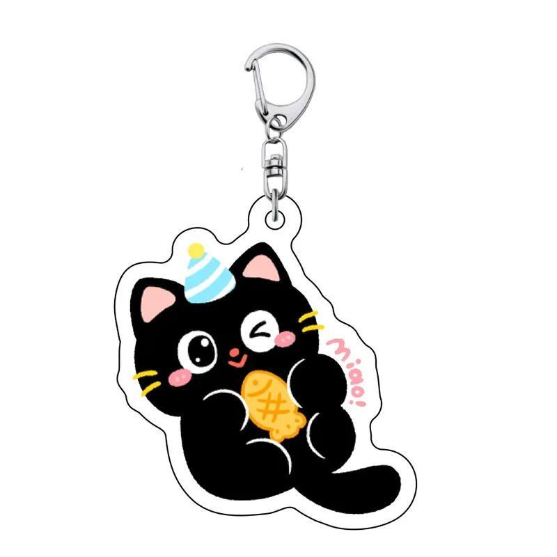 New Fashion Anime Character Cute Cartoon Black Cat Animal Keychain For Women And Men Pendant Móc Khóa In Theo Yêu Cầu, Chất Liệu Mica Trong Suốt In 2 Mặt , Dày 4mm 15 New Fashion Anime Character Cute Cartoon Black Cat Animal Keychain For Women And Men Pendant Móc Khóa In Theo Yêu Cầu, Chất Liệu Mica Trong Suốt In 2 Mặt , Dày 4mm - Ảnh 15